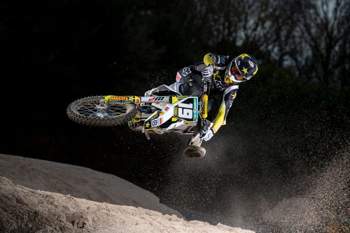 Rockstar Energy Husqvarna Factory Racing sign Kay de Wolf and