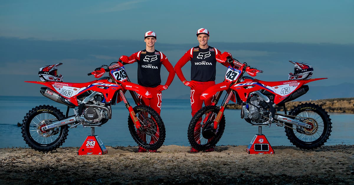 Tim Gajser and Mitch Evans