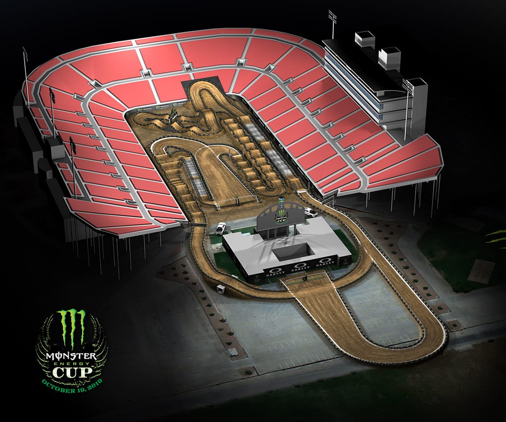 Monster Energy Cup 2019 track map