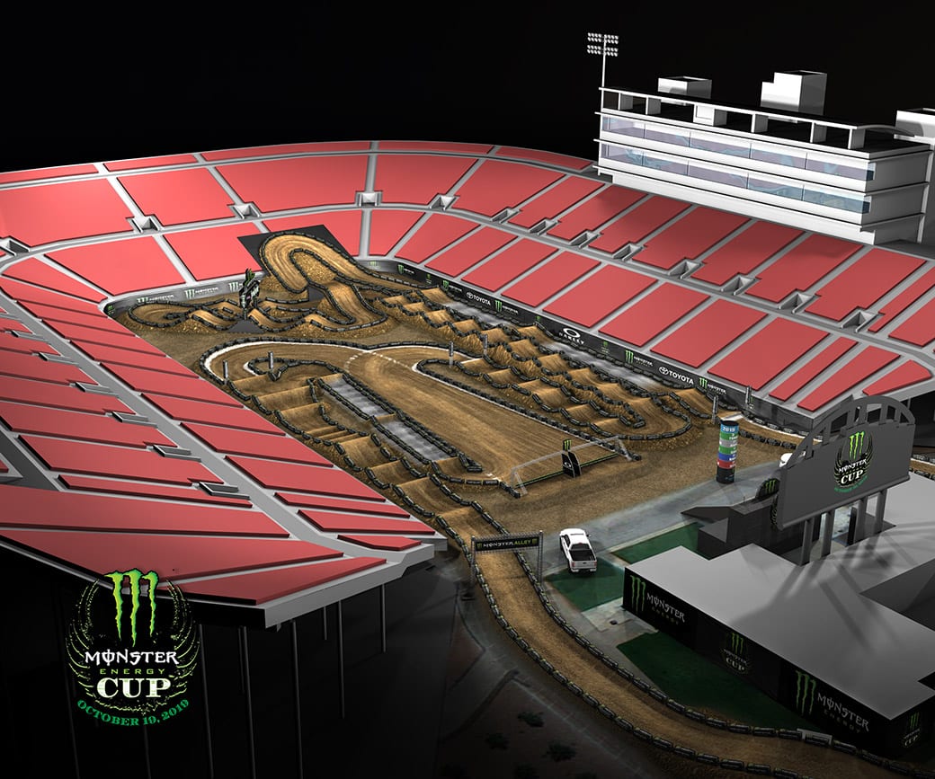 Monster Energy Cup 2019 track map