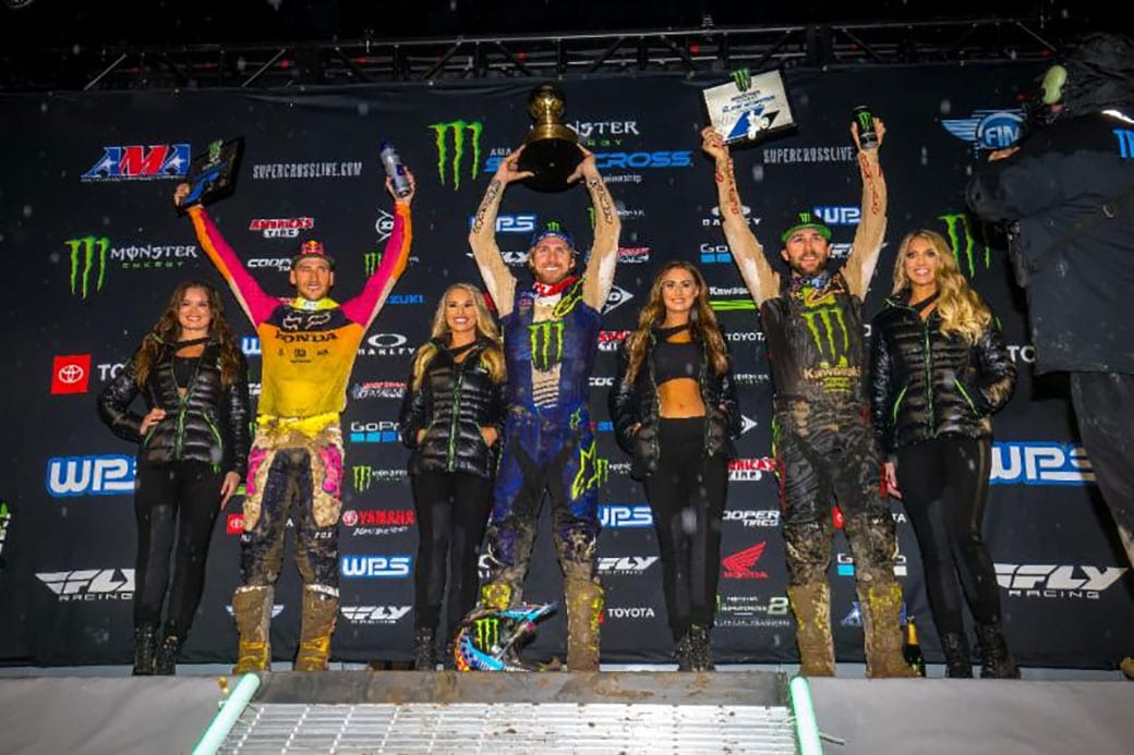 2019 Anaheim 1 450SX podium