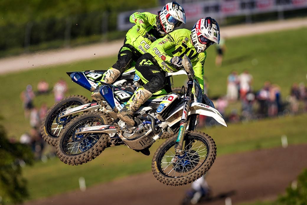 Mel Pocock and Martin Barr, EMX250 - Matterley Basin 2018