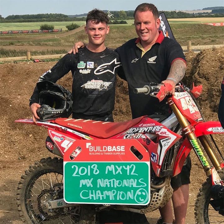 Callum Green, MX Nationals MXY2 Champion 2018