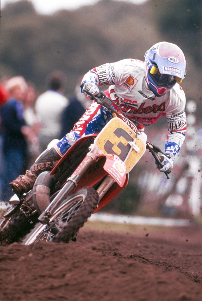 Eric Geboers on his way to a GP win at Hawkstone Park