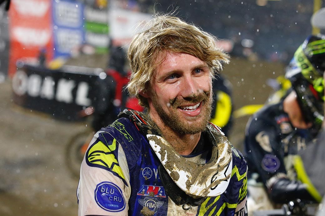 Justin Barcia talks about his first 450SX win in six years
