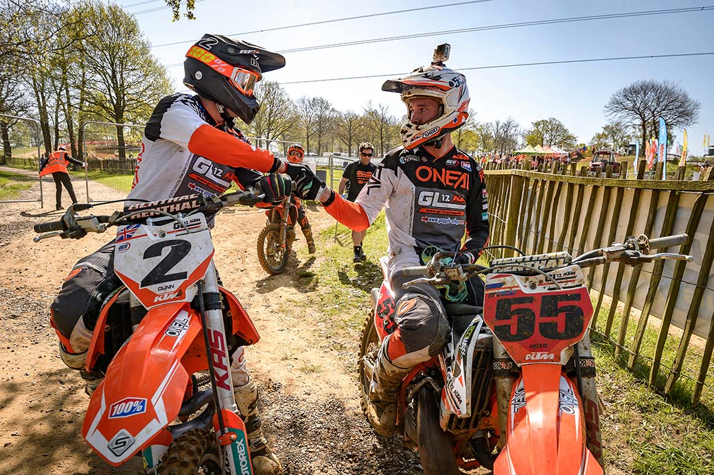 James Dunn (left) and Mike Kras at Canada Heights Maxxis 2018