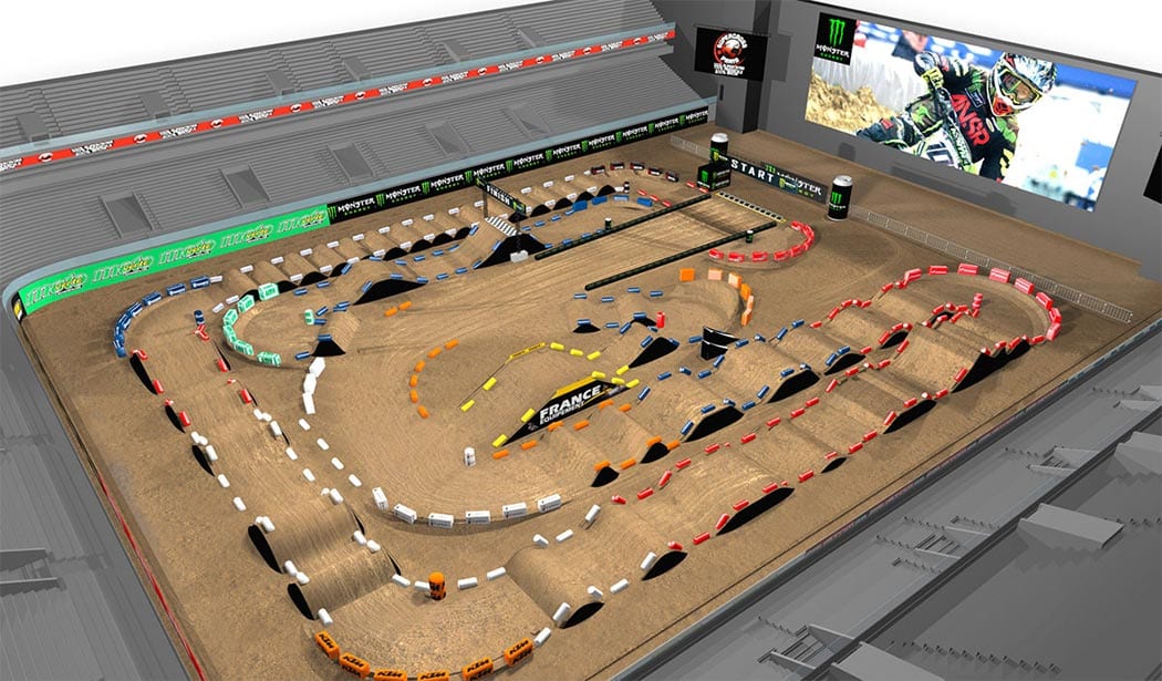 Supercross Paris Track Map 2017