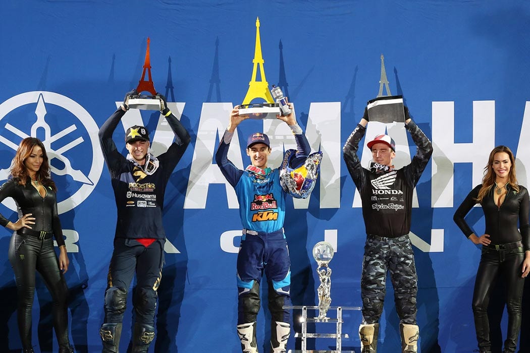 SX1 Podium Supercross Paris 2017