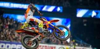 Cooper Webb battles through sickness to finish on the podium at Anaheim SX opener Cooper Webb