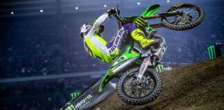 Adam Cianciarulo podiums in Supercross 450SX debut