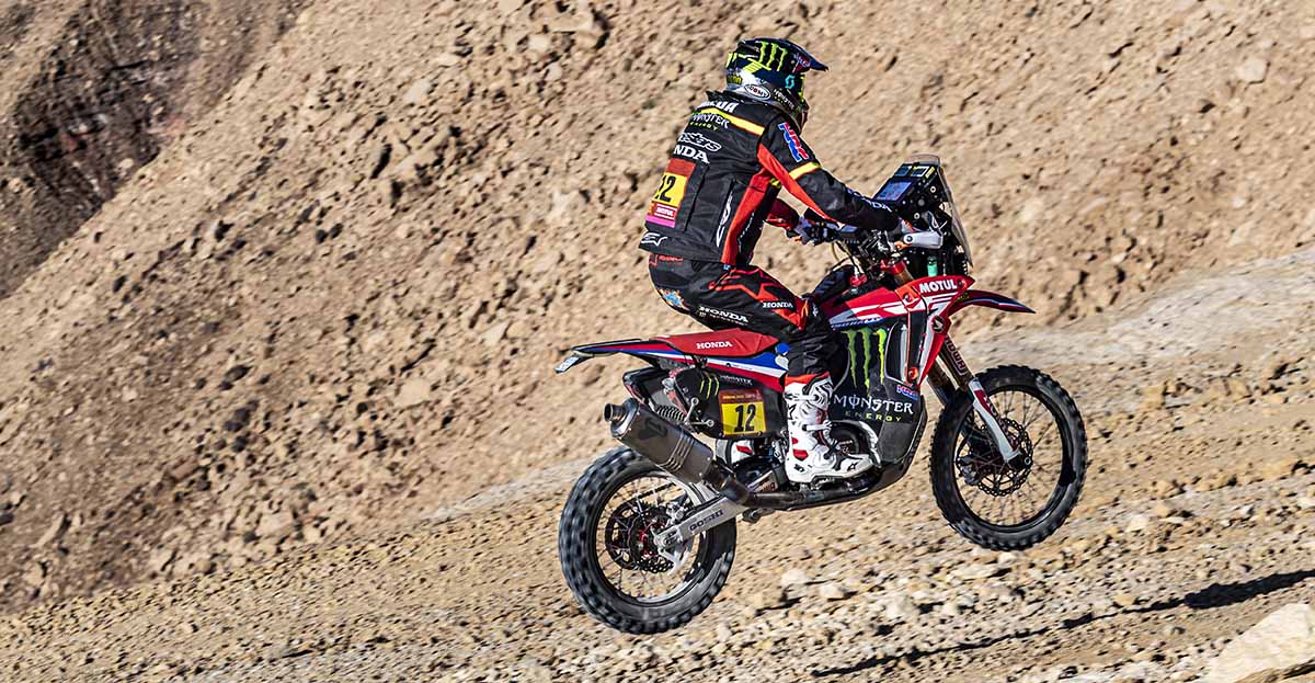 Monster Energy Honda podium lock-out on Dakar Stage 10 | Dirtbike Rider