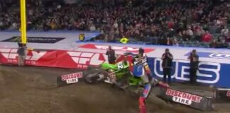 Austin Forkner penalty at Anaheim 1 Supercross