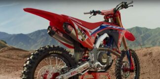 Team Honda HRC 2020 with Ken Roczen and Justin Brayton