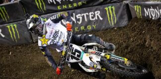 Dean Wilson races to a season-best sixth-place finish at Tampa SX