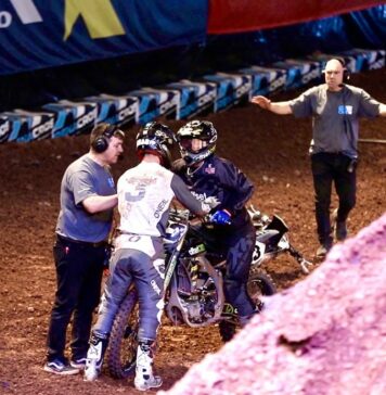 AX ban after punch-up – Ashley Greedy and Gradie Featherstone kicked out of Arenacross series