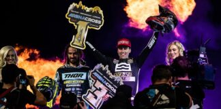 Suzuki RM-Z450 wins fifth Arenacross championship Charles Le Francois