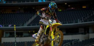 Tough night for Suzuki at Arlington Supercross