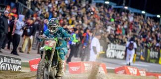 Tomac heater laps pressures title rival at Daytona Supercross Eli Tomac