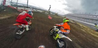 125 battle at Daytona SX ft. Ethan Mann