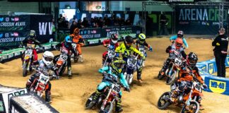Arenacross Youths battle hard at Sheffield