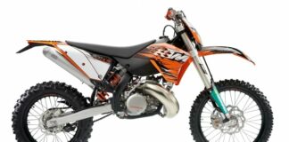 2010 KTM enduro range