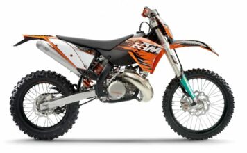2010 KTM enduro range