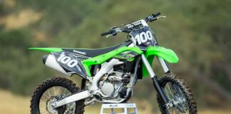 Spinning laps on the 2017 Kawasaki KX250F