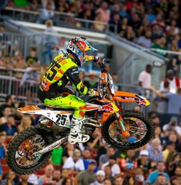 Marvin Musquin and Broc Tickle on their Tampa Supercross race weekend Marvin Musquin AMA Supercross Tampa 2018
