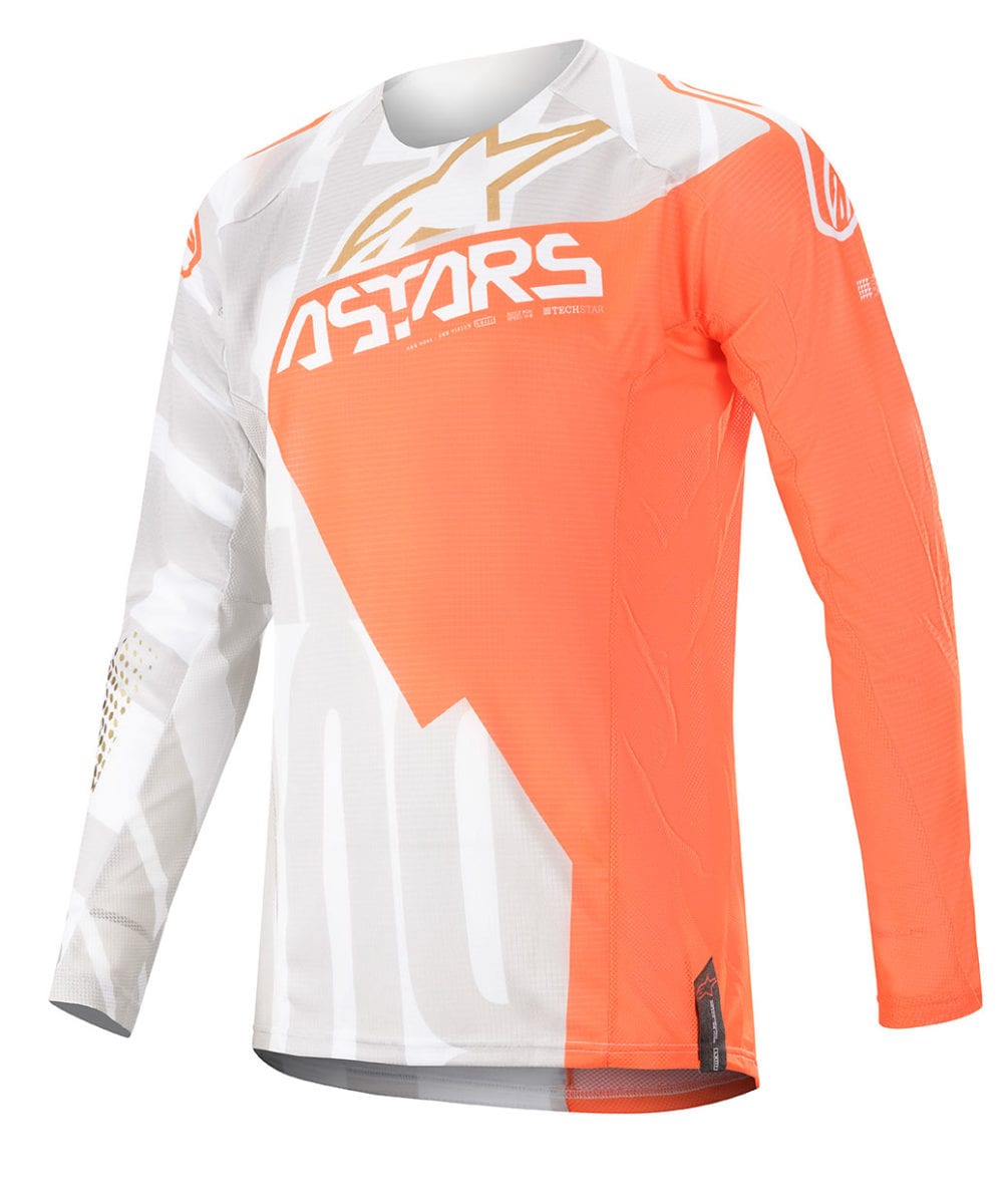 2020 Alpinestars Racer Supermatic Schwarz MX Motocross Cross Jersey Shirt MTB 