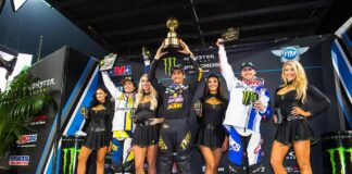 Red Bull KTM earns double victory at Anaheim Supercross opener Marvin Musquin Anaheim Supercross 2018