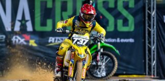 SR75 Suzuki shines in Arenacross round five qualifying SR75 Suzuki's Valentin Teillet