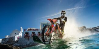 Rippin Mykonos: Riding on water and freestyle in Greece Robbie Maddison