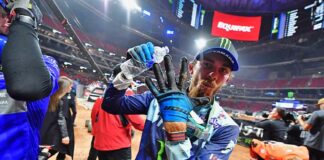 Aaron Plessinger takes career-best Supercross finish in Atlanta Aaron Plessinger ā Atlanta 2019