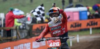 Hitachi ASA KTM UK: Championship-winning end to 2018 season Conrad Mewse celebrates winning 2018 MX2 British championship at Lyng