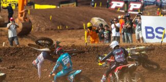 Bas Vaessen brutal Semarang start crash – team report and injury update Bas Vaessen ā MXGP of Asia 2019