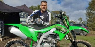 Peter Barlow star turn at Kawasaki training day