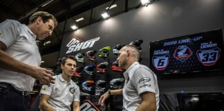Shot Race Gear and Jacky Martens continue successful partnership Jacky Martens, Julien Liebber, Benoit Paturel