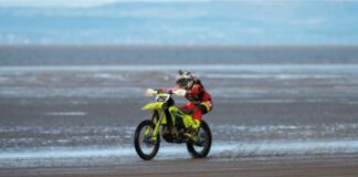 Beach blast for Apico Husqvarna Jamie Law