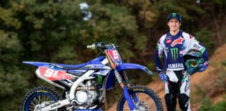 Silver on Monster Energy Yamaha Factory debut for Jeremy Seewer Jeremy Seewer, All Japan Motocross Championship