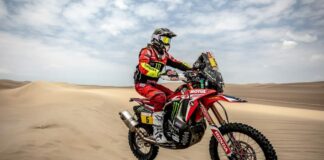 Joan Barreda off to a flying start as the 2019 Dakar gets underway in Pisco