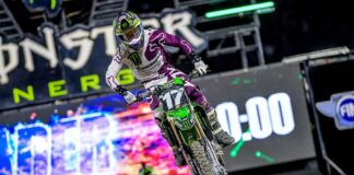 Joey Savatgy ties for points lead after win at Anaheim 2 Joey Savatgy AMA Supercross Anaheim 2 2018