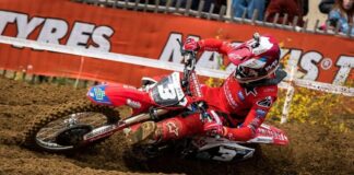 Josh Gilbert on his Canada Heights Maxxis podium Josh Gilbert