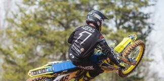 Justin Hill moves up to 450 for select Supercross rounds Justin Hill RM-Z450 2018