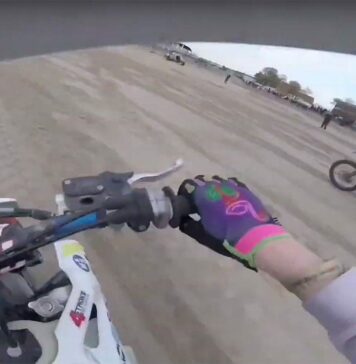 Onboard as Lars van Berkel goes full gas on Lemmer Beach
