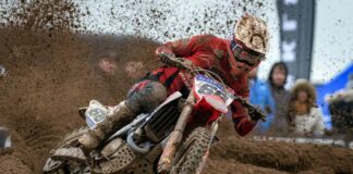 Buildbase Honda’s Lewis Tombs on FatCat podium