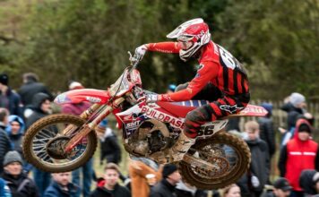 So close to double podium for Buildbase Honda at Lyng Lewis Tombs ā Maxxis, Lyng 2019