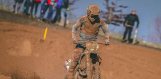 Luke Burton battles it out for Geartec Husqvarna in Maxxis opener Luke Burton – Maxxis British Motocross Championship, FatCat 2019