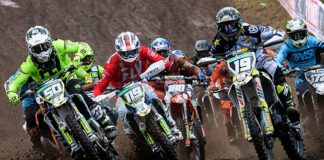 REVO Husqvarna UK’s Martin Barr takes it to the factory boys REVO Husqvarna UK Hawkstone International 2018