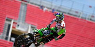 Las Vegas Supercross highlights Eli Tomac AMA Supercross Las Vegas 2018