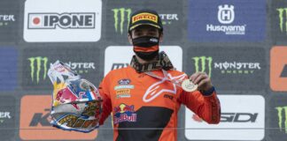 MXGP of Garda Trentino: Crashes can't keep Tom Vialle off the box